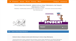Desktop Screenshot of kangurmatematyczny.org